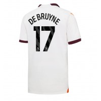 Manchester City Kevin De Bruyne #17 Vonkajší futbalový dres 2023-24 Krátky Rukáv